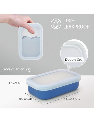 Estuche de Jabón de Viaje AIDIMMING Antifugas 14.9x9.9cm