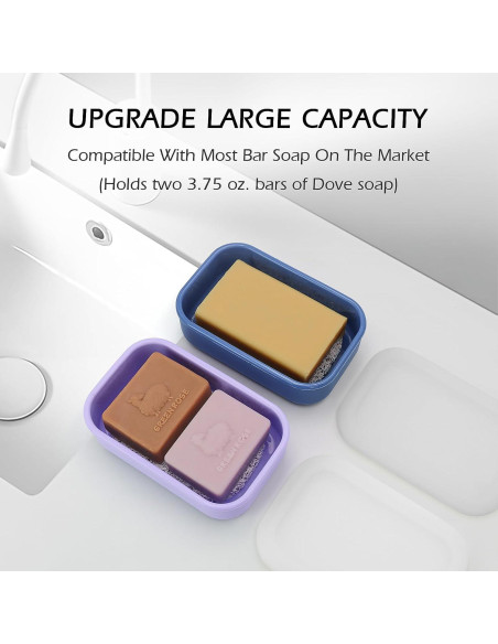 Estuche de Jabón de Viaje AIDIMMING Antifugas 14.9x9.9cm