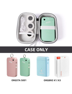 Funda de Transporte ORGSTA S001 para Impresora de Etiquetas Gris 2