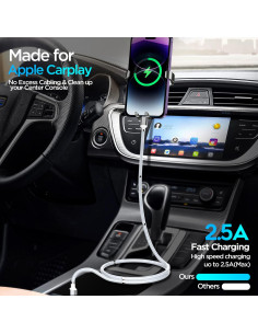 Cable Magnético Tipo C a Lightning AICase 0.91m Carga Rápida 2