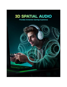 Auriculares Gaming Inalámbricos Kofire UG-06 Blanco 65H 2