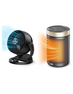 Ventilador y Calefactor Dreo 1500W 9" con Control Táctil
