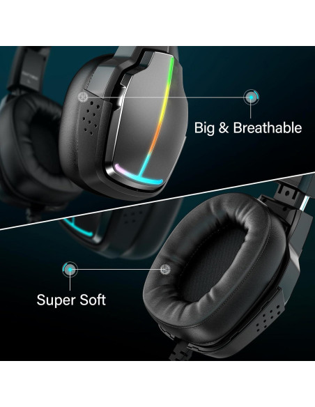 Auriculares Gaming Foyose XW2 USB Sonido Surround 7.1