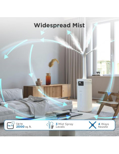 Humidificador Ultrasónico TURBRO GLH20 20L WiFi 2000m 2