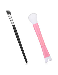Juego de 2 brochas contorno nariz BOXOB 13 cm esponjadas