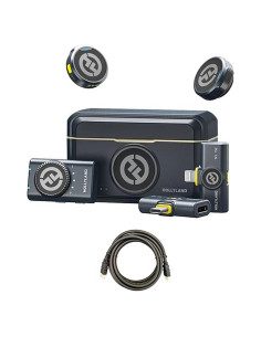Micrófono Lavalier Inalámbrico Hollyland Lark M2 2.4 GHz con HDMI