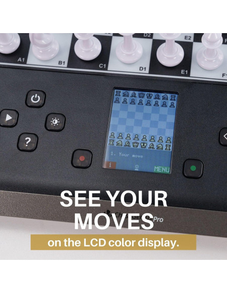 Juego de Ajedrez Electrónico Millennium ChessGenius - 1-2 Jugadores - Piezas Magnéticas