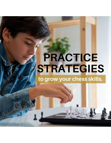 Juego de Ajedrez Electrónico Millennium ChessGenius - 1-2 Jugadores - Piezas Magnéticas