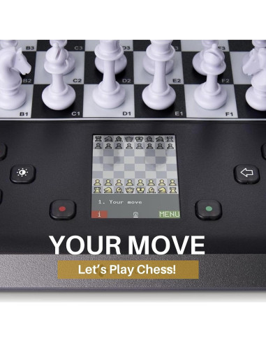 Juego de Ajedrez Electrónico Millennium ChessGenius - 1-2 Jugadores - Piezas Magnéticas