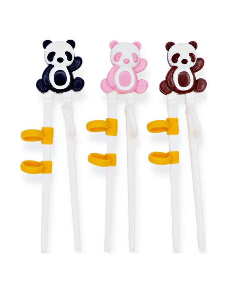 Juego de Palillos Panda para Niños ChaLeeMoo 3 Piezas