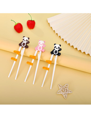 Juego de Palillos Panda para Niños ChaLeeMoo 3 Piezas