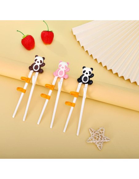 Juego de Palillos Panda para Niños ChaLeeMoo 3 Piezas