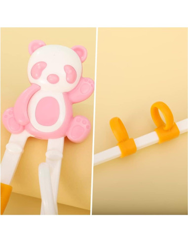 Juego de Palillos Panda para Niños ChaLeeMoo 3 Piezas