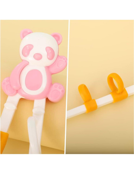 Juego de Palillos Panda para Niños ChaLeeMoo 3 Piezas