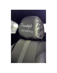 Cubierta de Reposacabezas Personalizada Yupbizauto de Cuero Sintético