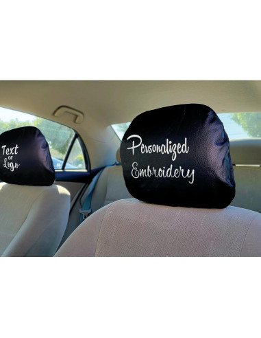 Cubierta de Reposacabezas Personalizada Yupbizauto de Cuero Sintético