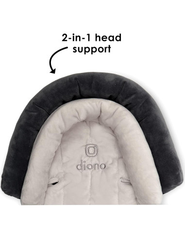 Soporte de Cabeza Diono Cuddle Soft 2-en-1 Gris Ártico