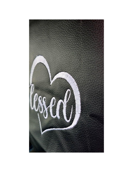 Cubierta de Reposacabezas Personalizada Yupbizauto de Cuero Sintético