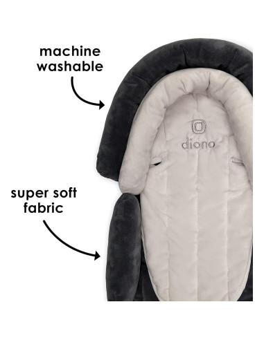 Soporte de Cabeza Diono Cuddle Soft 2-en-1 Gris Ártico