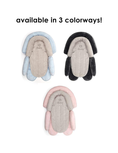 Soporte de Cabeza Diono Cuddle Soft 2-en-1 Gris Ártico