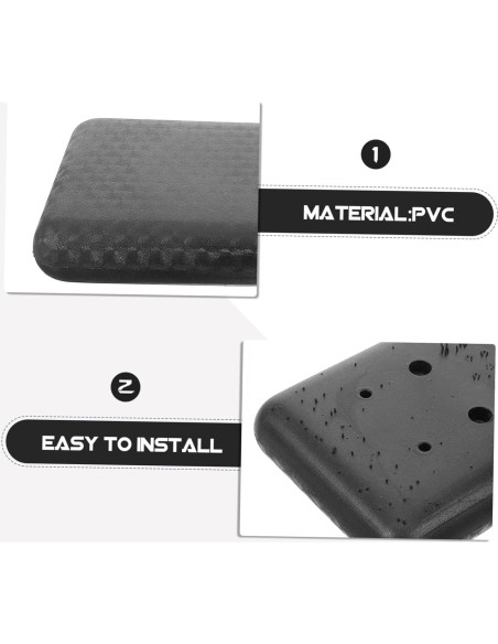 Cojín para Cuello de Lavabo de Shampoo FOMIYES PVC Negro