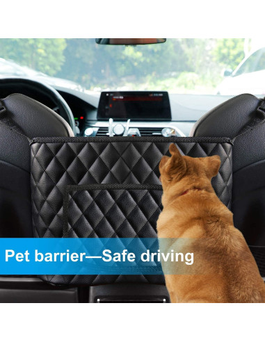 Soporte de bolso para automóvil Bark Lover, negro, 10L