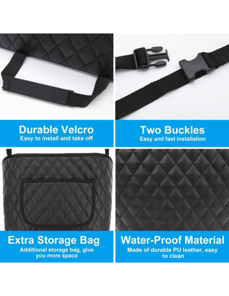 Soporte de bolso para automóvil Bark Lover, negro, 10L