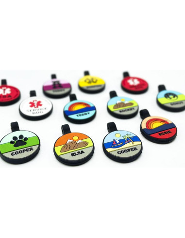 Etiqueta Silenciosa Personalizada PetANTastic Azul 5 Líneas