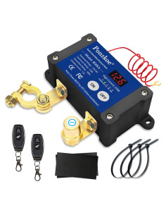 Interruptor de Desconexión de Batería Inteligente 250A 12V/24V Ponzkoe