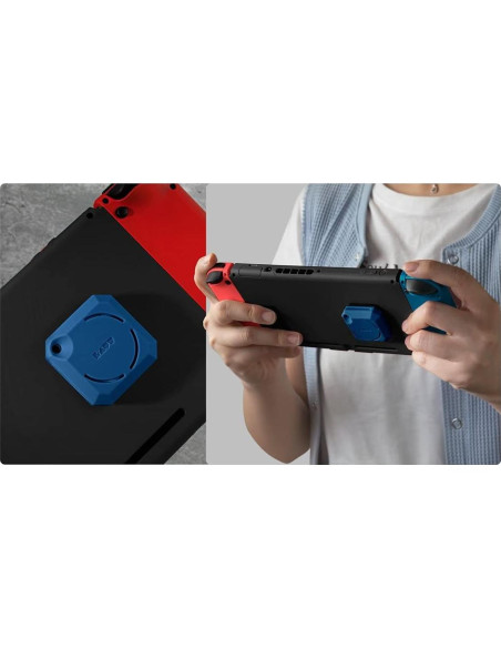 Funda LAUT Huex Gem para AirTag - Gris con Velcro