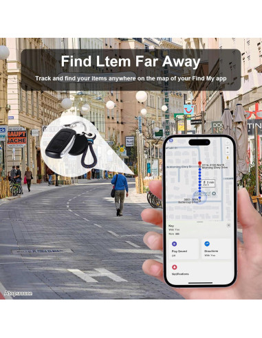 Localizador Bluetooth Atopsrouce Air Tag - 1 Pack, Compatible iOS