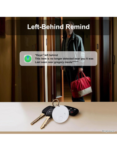 Localizador Bluetooth Atopsrouce Air Tag - 1 Pack, Compatible iOS