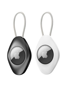Soporte impermeable para AirTag Obyllato negro/blanco 2 piezas