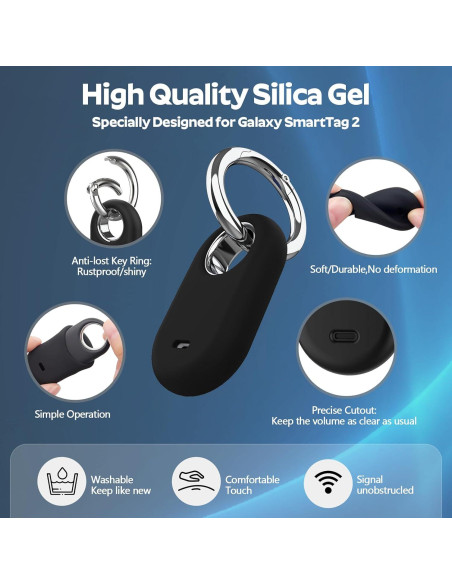 Funda Silicona Bonsture para SmartTag2 - A prueba de golpes