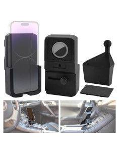 Soporte para Teléfono Móvil Lexus CT200H con AirTag Negro