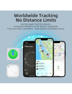 Etiqueta Localizadora DEUXPER Bluetooth con Find My - Blanco 2