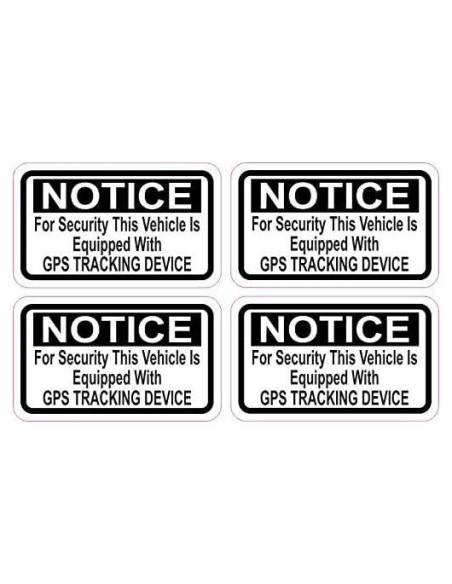 StickerTalk Stickers de Seguimiento GPS para Vehículo 2.5x1.5