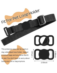 Soporte para Collar de Mascotas UrbanX Silicona Negro 2