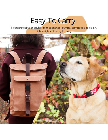 Soporte para Collar de Mascotas UrbanX Silicona Negro