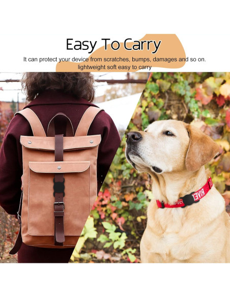 Soporte para Collar de Mascotas UrbanX Silicona Negro