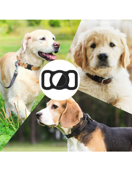 Soporte para Collar de Mascotas UrbanX Silicona Negro