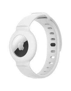 Banda de Silicona ZERODAMAGE SaharaCase para AirTag - Blanco