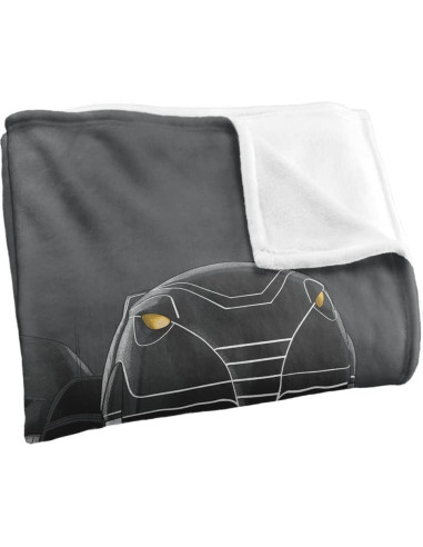 Manta Power Rangers Ranger Negro 91x147 cm Microfibra Suave