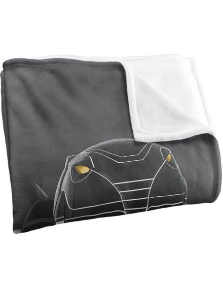 Manta Power Rangers Ranger Negro 91x147 cm Microfibra Suave