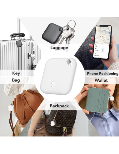 Etiqueta de Rastreo Bluetooth CASCHO S2 - 2 Piezas, IP67