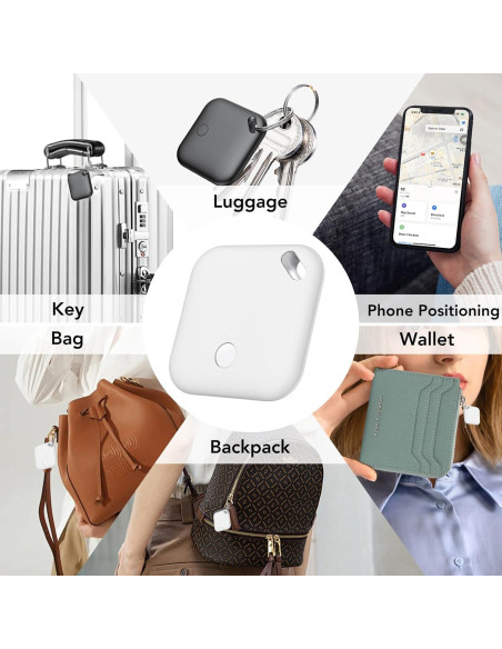 Etiqueta de Rastreo Bluetooth CASCHO S2 - 2 Piezas, IP67