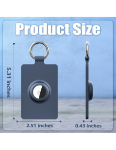 Paquete de 2 fundas para tarjeta clave Tesla Gksuu Azul 2