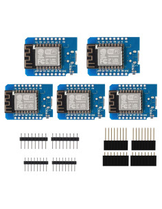 5 Piezas Módulo NodeMCU D1 Mini WeMos ESP8266 4MB