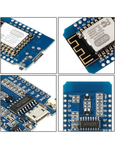 5 Piezas Módulo NodeMCU D1 Mini WeMos ESP8266 4MB 2