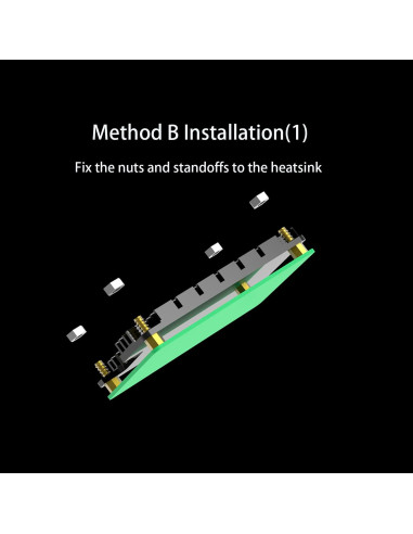 Disipador de Calor de Aluminio GLOTRENDS para Raspberry Pi CM4
